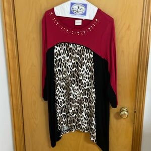 Leopard Tunic Top